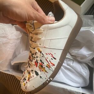 Maison Margiela Replica Paint-Splatter Sneakers size 37